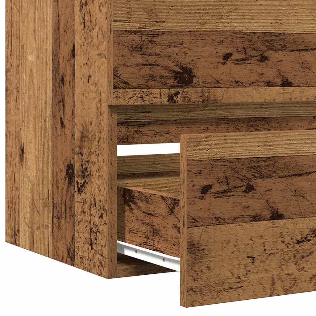 Bathroom Sink Cabinet with Drawer Old Wood 41 x 38.5 x 45 cm