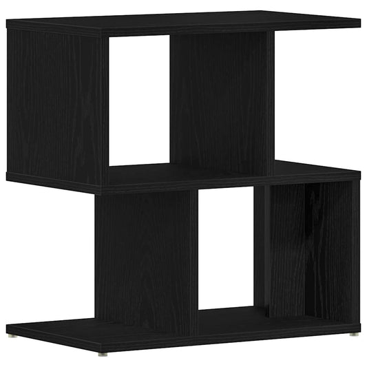 Bedside Cabinet Black Oak 50 x 30 x 51,5 cm Engineered Wood Bedside Cabinet Black Oak 50 x 30 x 51,5 cm Engineered Wood