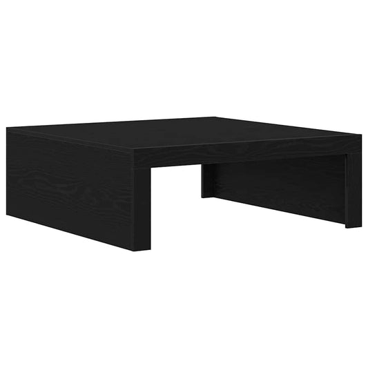 Coffee Table Black Oak 100 x 100 x 35 cm Engineered Wood Coffee Table Black Oak 100 x 100 x 35 cm Engineered Wood