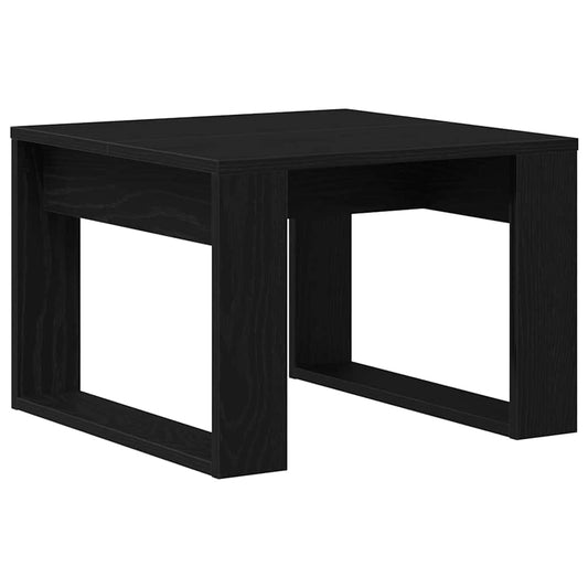 Coffee Table Black Oak 50 x 50 x 35 cm Engineered Wood Coffee Table Black Oak 50 x 50 x 35 cm Engineered Wood