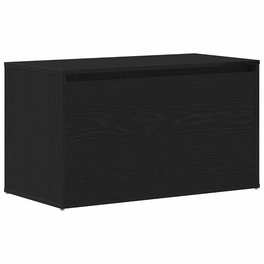 Hall Bench Black Oak 80 x 40 x 45 cm Engineered Wood Hall Bench Black Oak 80 x 40 x 45 cm Engineered Wood