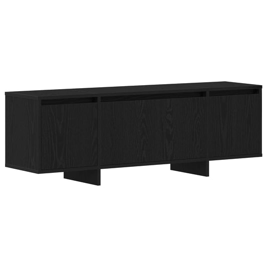 TV Cabinet Black Oak 120 x 30 x 40.5 cm Engineered Wood TV Cabinet Black Oak 120 x 30 x 40.5 cm Engineered Wood