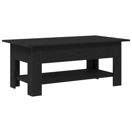Coffee Table Black Oak 102 x 55 x 42 cm Engineered Wood Coffee Table Black Oak 102 x 55 x 42 cm Engineered Wood