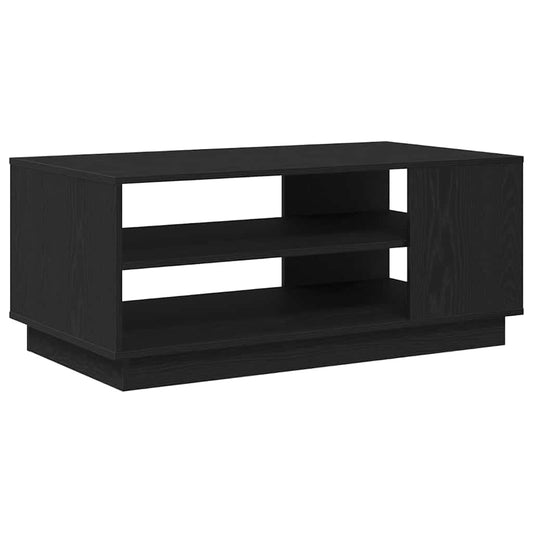 Coffee Table Black Oak 102 x 55 x 43 cm Engineered Wood Coffee Table Black Oak 102 x 55 x 43 cm Engineered Wood