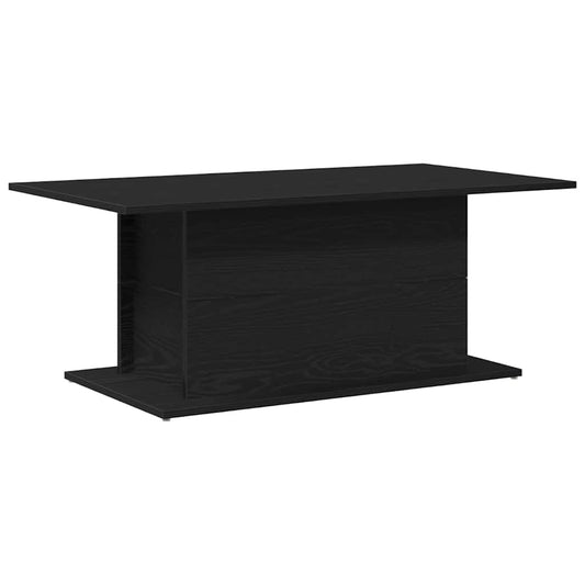 Coffee Table Black Oak 102 x 55.5 x 40 cm Engineered Wood Coffee Table Black Oak 102 x 55.5 x 40 cm Engineered Wood