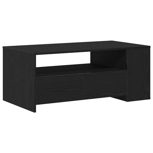 Coffee Table Black Oak 102 x 55 x 43.5 cm Engineered Wood Coffee Table Black Oak 102 x 55 x 43.5 cm Engineered Wood