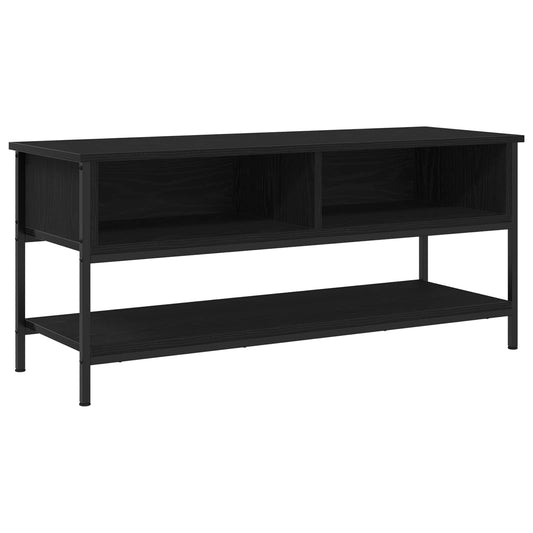 TV Cabinet Set Black Oak 100 x 35 x 45 cm Engineered Wood TV Cabinet Set Black Oak 100 x 35 x 45 cm Engineered Wood