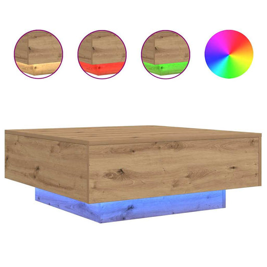 Artisan Oak 80 x 80 x 31 cm Engineered Wood Artisan Oak 80 x 80 x 31 cm Engineered Wood