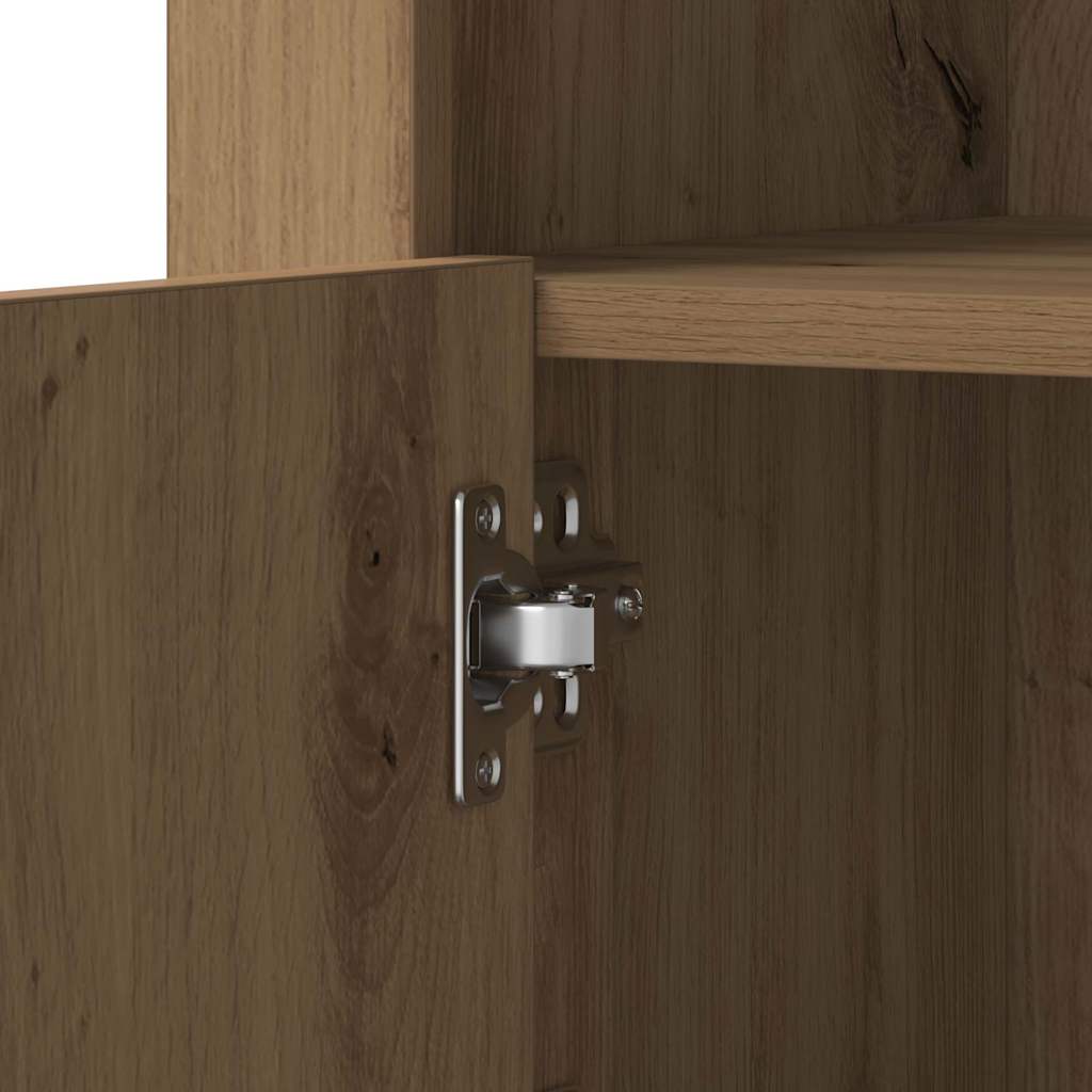 LED Sideboard 2 pcs Artisan Oak 41 x 37 x 67 cm Engineered Wood