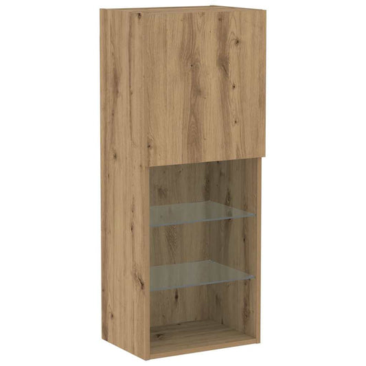 TV Cabinet Set Artisan Oak 40.5 x 30 x 102 cm Engineered Wood TV Cabinet Set Artisan Oak 40.5 x 30 x 102 cm Engineered Wood