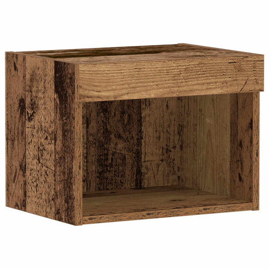 TV Cabinet Set Old Wood 40 x 30 x 30 cm Engineered Wood TV Cabinet Set Old Wood 40 x 30 x 30 cm Engineered Wood