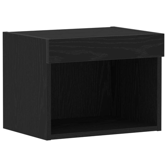 TV Cabinet Set Black Oak 40 x 30 x 30 cm Engineered Wood TV Cabinet Set Black Oak 40 x 30 x 30 cm Engineered Wood