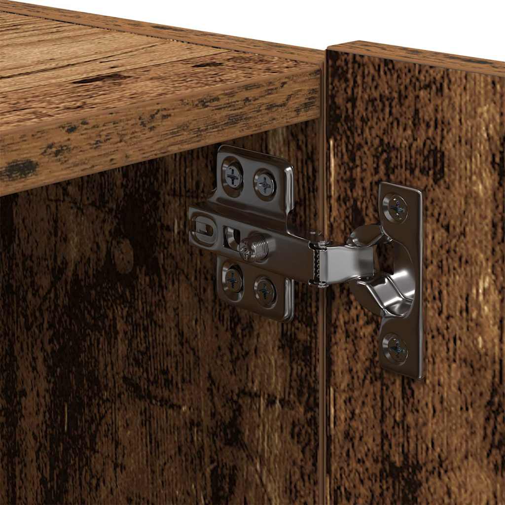 TV Wall Cabinet 2 pcs Old Wood 80 x 35 x 31 cm Engineered Wood