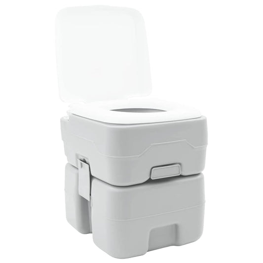 Camping Toilet Grey 41.5 x 36.5 x 42 cm Camping Toilet Grey 41.5 x 36.5 x 42 cm