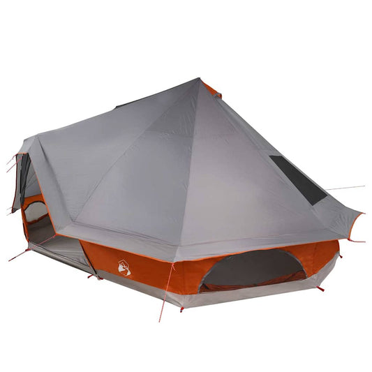 Family Tipi Tent Tipi Grey and Orange 680 x 430 x 270 cm Family Tipi Tent Tipi Grey and Orange 680 x 430 x 270 cm