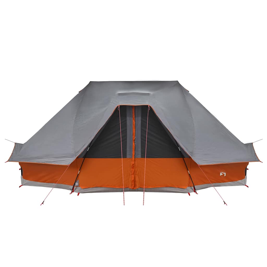 Family Tipi Tent Tipi Grey and Orange 680 x 430 x 270 cm