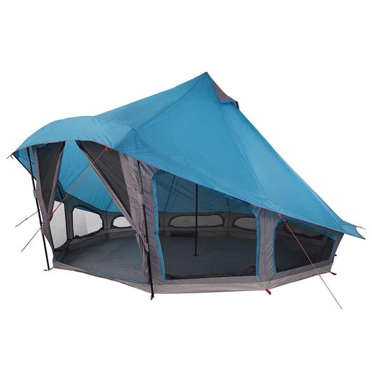 Family Tipi Tent Folding Blue and Grey 508 x 470 x 300 cm Family Tipi Tent Folding Blue and Grey 508 x 470 x 300 cm