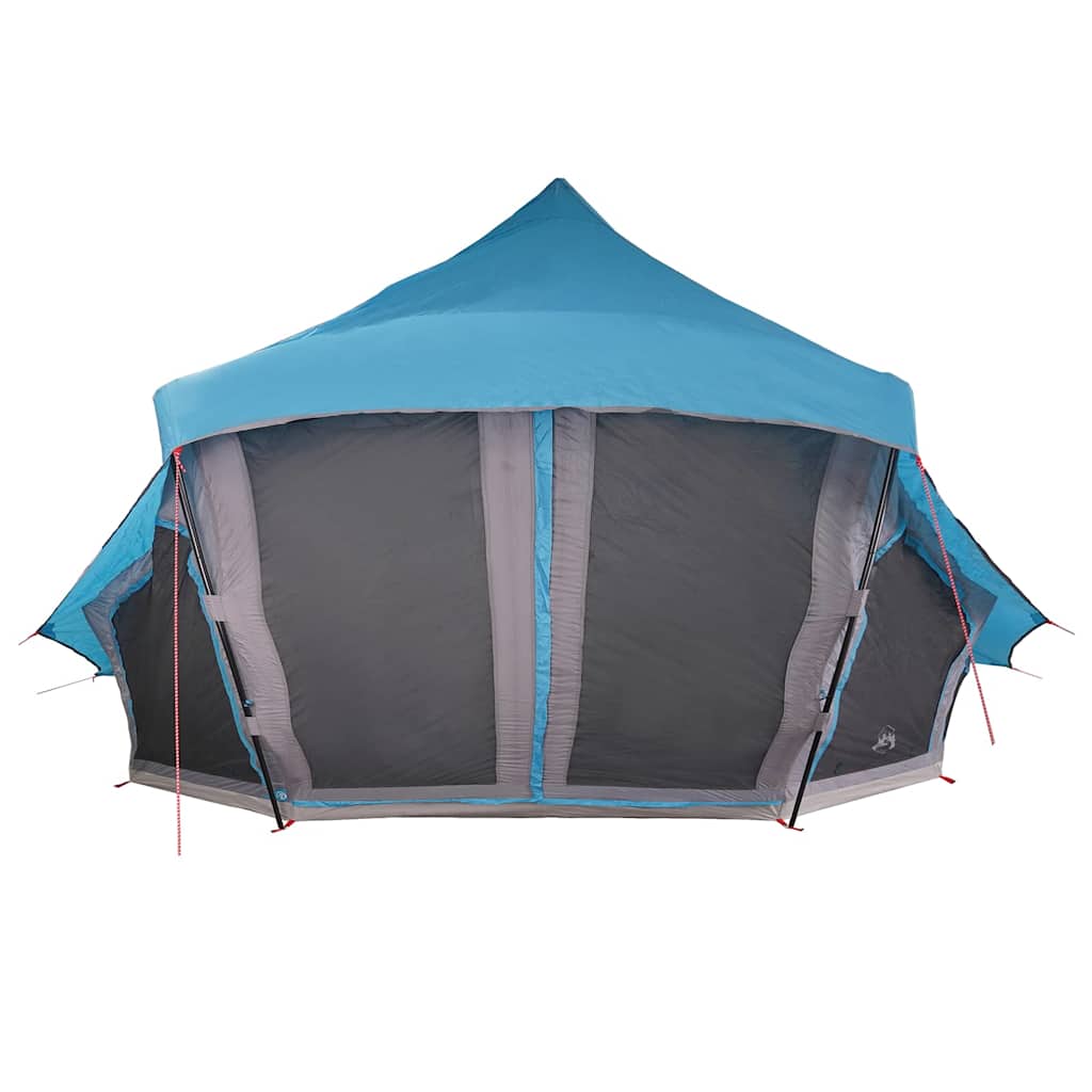 Family Tipi Tent Folding Blue and Grey 508 x 470 x 300 cm