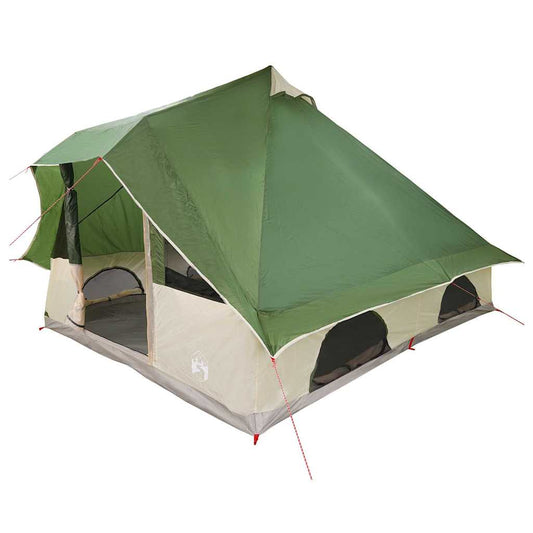 Tipi Tent with Roof Green 358 x 296 x 258 cm Taffeta Tipi Tent with Roof Green 358 x 296 x 258 cm Taffeta