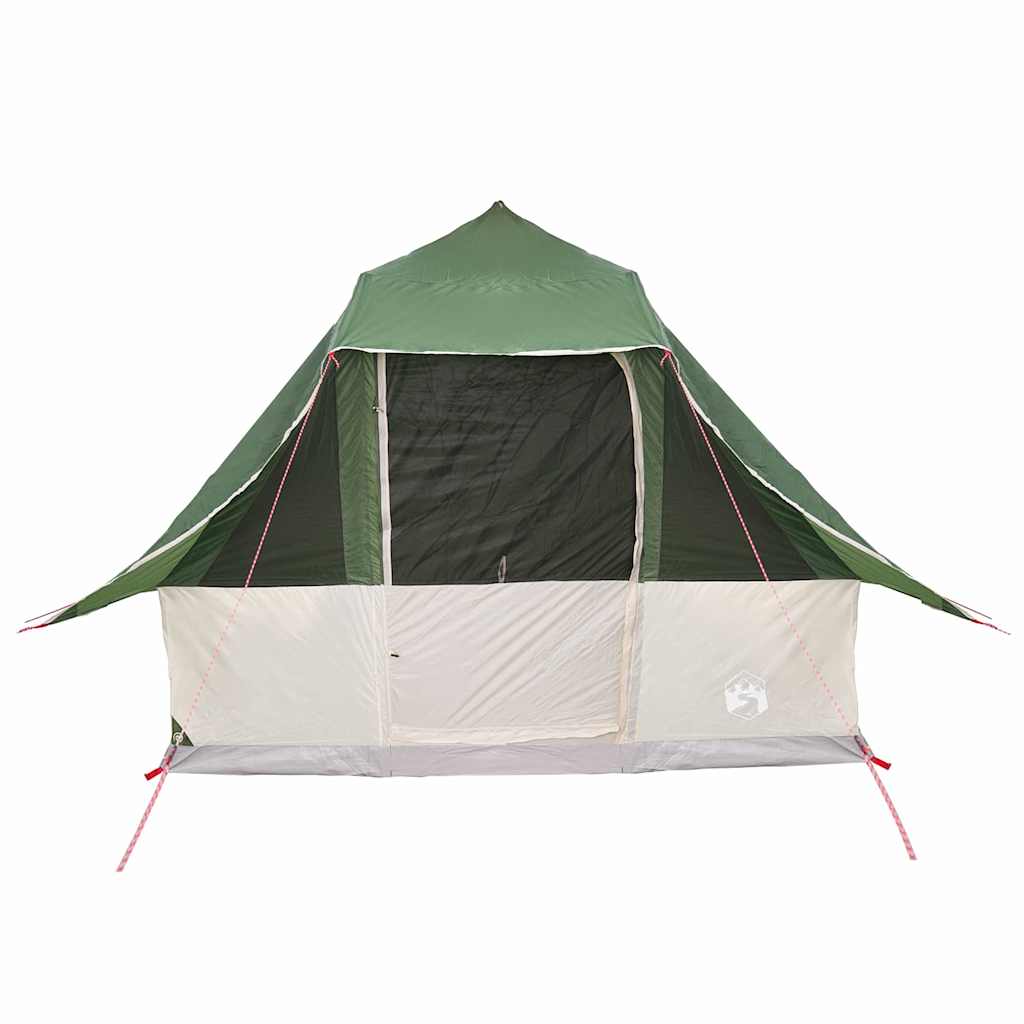Tipi Tent with Roof Green 358 x 296 x 258 cm Taffeta
