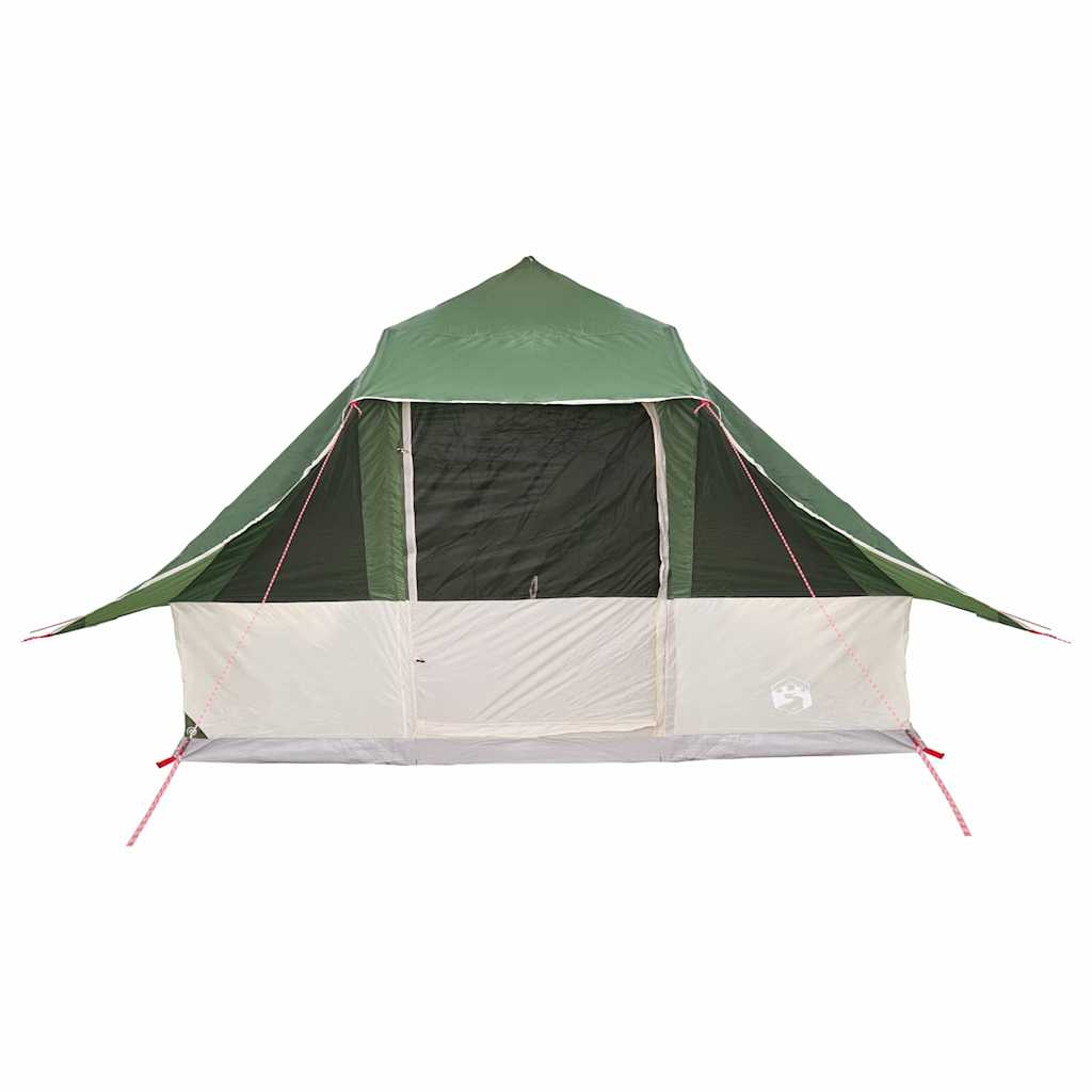 Tipi Tent with Roof Green 364 x 281 x 257 cm Taffeta