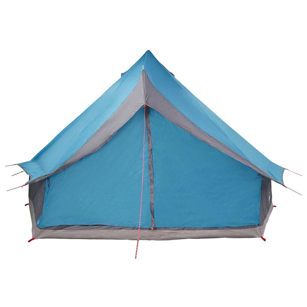 Family Tipi Tent Folding Blue and Grey 400 x 346 x 250 cm