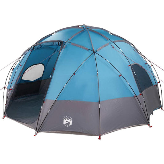 Camping Tent with Roof Blue 475 x 475 x 235 cm Polyester Camping Tent with Roof Blue 475 x 475 x 235 cm Polyester