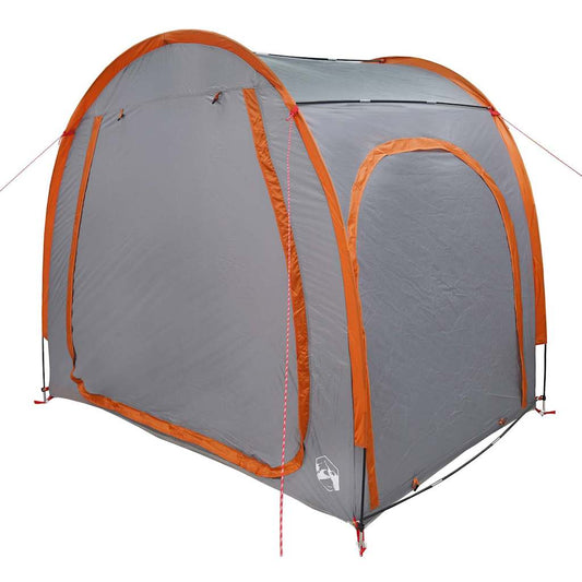 Bike Storage Tent with Roof Grey and Orange 218 x 156 x 180 cm Bike Storage Tent with Roof Grey and Orange 218 x 156 x 180 cm