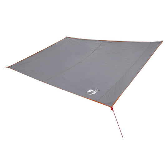 Water Resistant Tarp -Person 240 x 350 cm Grey and Orange Water Resistant Tarp -Person 240 x 350 cm Grey and Orange
