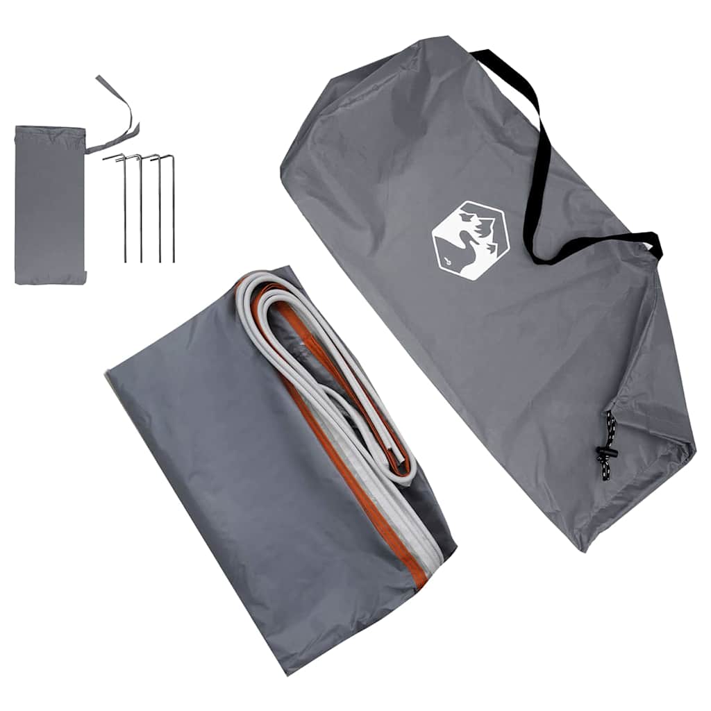 Tailgate Tent Grey and Orange 190 x 150 x 185 cm Taffeta