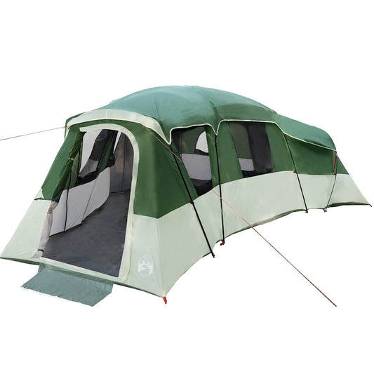 Family Tent with Roof Green 762 x 655 x 218 cm Taffeta Family Tent with Roof Green 762 x 655 x 218 cm Taffeta