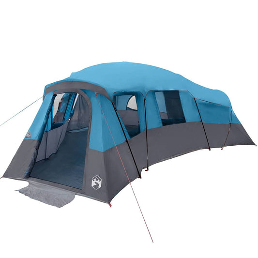 Family Tent with Roof Blue 762 x 655 x 218 cm Taffeta Family Tent with Roof Blue 762 x 655 x 218 cm Taffeta