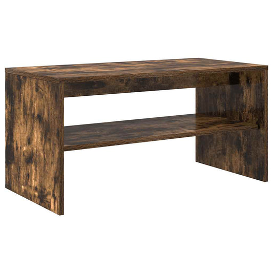 TV Cabinet Smoked Oak 80x40x40 cm Engineered Wood TV Cabinet Smoked Oak 80x40x40 cm Engineered Wood