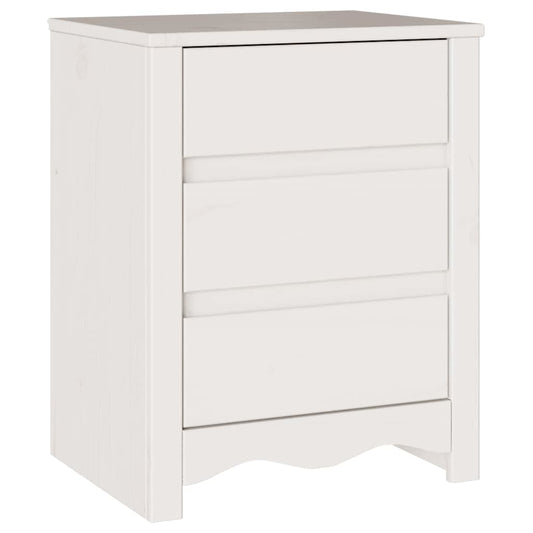 Coffee Table Drammen White 45 x 35 x 56 cm Solid Pine Wood Coffee Table Drammen White 45 x 35 x 56 cm Solid Pine Wood