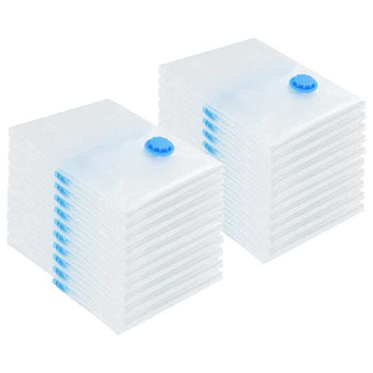 Storage Bags 20 pcs Transparent and Blue 70 x 50 cm Storage Bags 20 pcs Transparent and Blue 70 x 50 cm