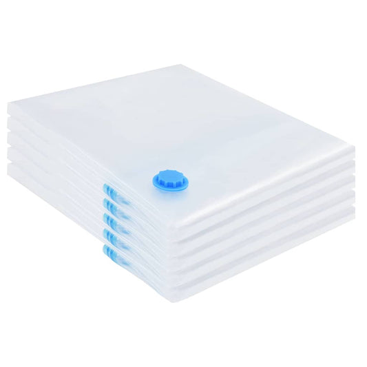 Storage Bags 5 pcs Transparent and Blue 100 x 80 cm Storage Bags 5 pcs Transparent and Blue 100 x 80 cm