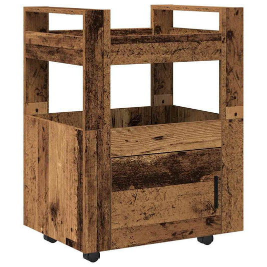 Kitchen Trolley Old wood 60 x 45 x 80 cm Engineered wood Kitchen Trolley Old wood 60 x 45 x 80 cm Engineered wood