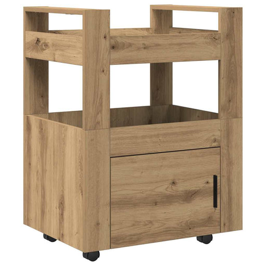 Kitchen Trolley Artisan oak 60 x 45 x 80 cm Engineered wood Kitchen Trolley Artisan oak 60 x 45 x 80 cm Engineered wood