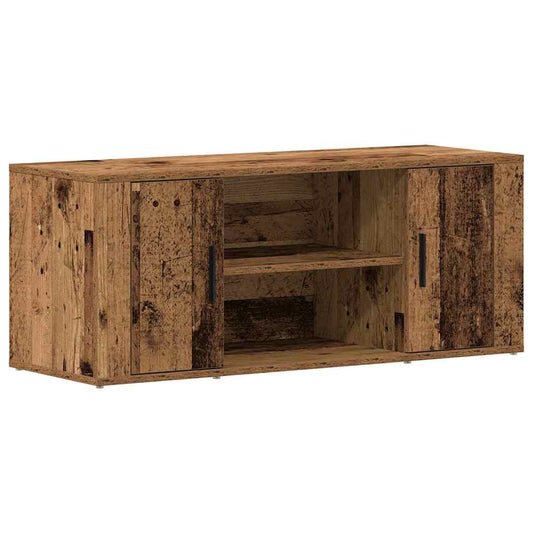 TV Cabinet Old wood 100 x 35 x 40 cm Engineered wood TV Cabinet Old wood 100 x 35 x 40 cm Engineered wood