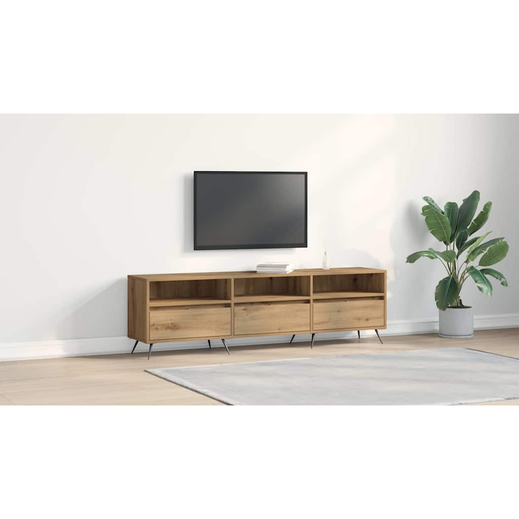 TV Cabinet Artisan oak 150 x 30 x 44.5 cm Engineered wood