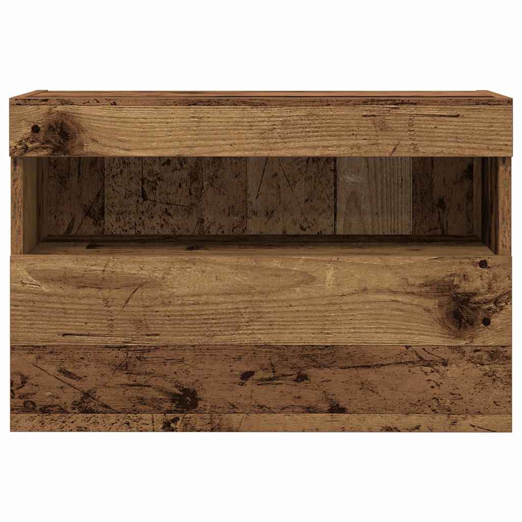 TV Wall Cabinet Old wood 60 x 30 x 40 cm Engineered Wood