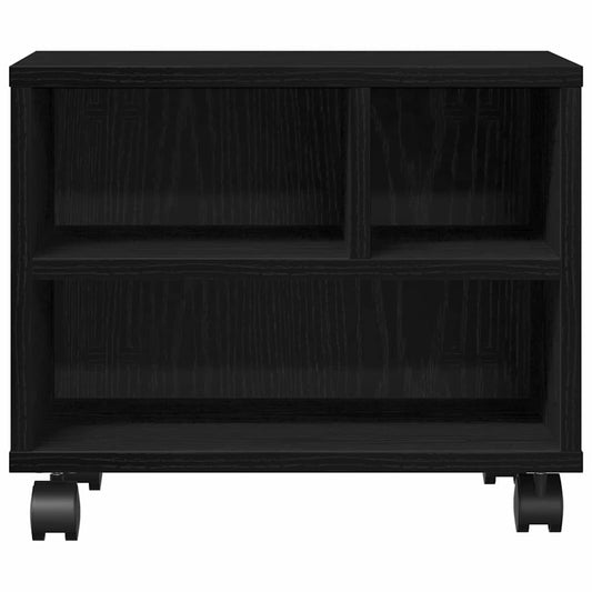 Printer Stand Black Oak 41 x 32 x 34.5 cm Engineered Wood Printer Stand Black Oak 41 x 32 x 34.5 cm Engineered Wood