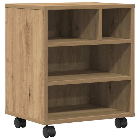 Printer Stand Artisan Oak 41 x 32 x 48 cm Engineered Wood Printer Stand Artisan Oak 41 x 32 x 48 cm Engineered Wood