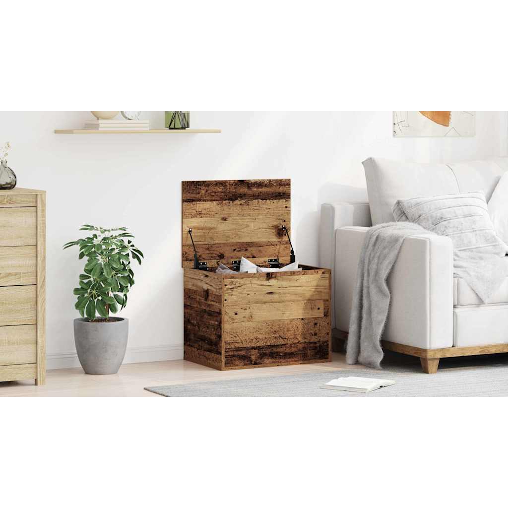 Storage Box Old wood 60 x 42 x 46 cm Engineered Wood