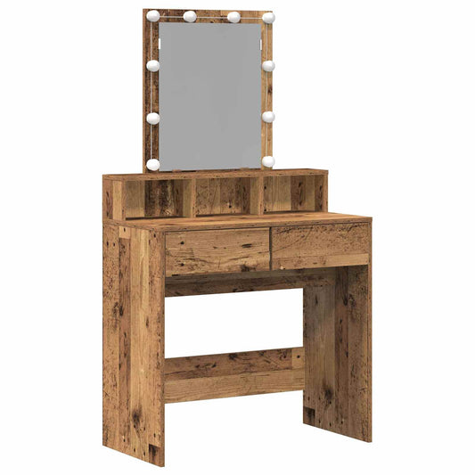 Dressing Table Old Wood 80 x 41 x 144.5 cm Engineered wood Dressing Table Old Wood 80 x 41 x 144.5 cm Engineered wood