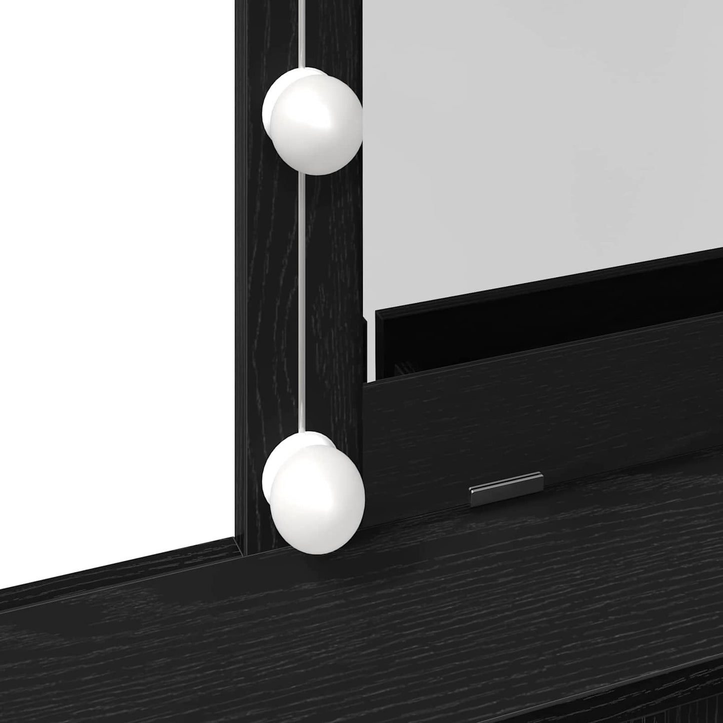 Dressing Table Black oak 80 x 41 x 144.5 cm Engineered wood