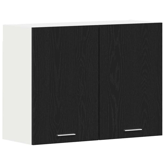 Hanging Cabinet Lyon Black Oak 80 x 31 x 60 cm Engineered Wood Hanging Cabinet Lyon Black Oak 80 x 31 x 60 cm Engineered Wood