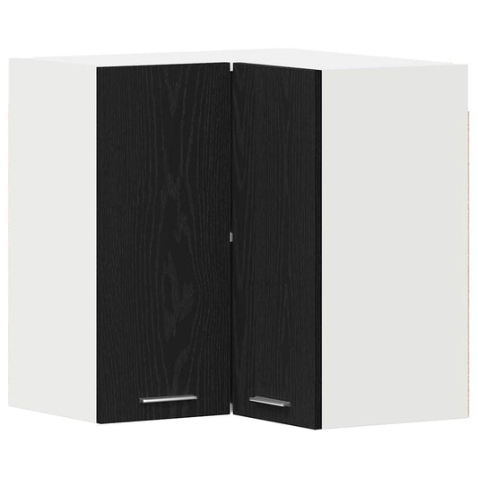 Hanging Cabinet Lyon Black Oak 57 x 57 x 60 cm Engineered Wood Hanging Cabinet Lyon Black Oak 57 x 57 x 60 cm Engineered Wood