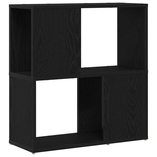 TV Cabinet Set 60 x 24 x 63 cm Black Engineered Wood TV Cabinet Set 60 x 24 x 63 cm Black Engineered Wood