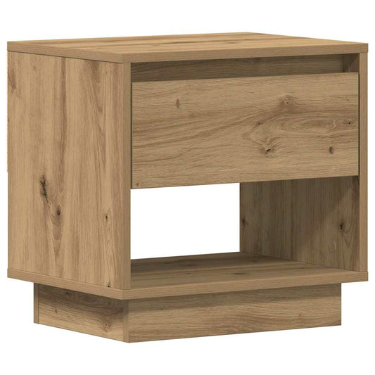 Nightstand Artisan Oak 45 x 34 x 44 cm Engineered Wood Nightstand Artisan Oak 45 x 34 x 44 cm Engineered Wood